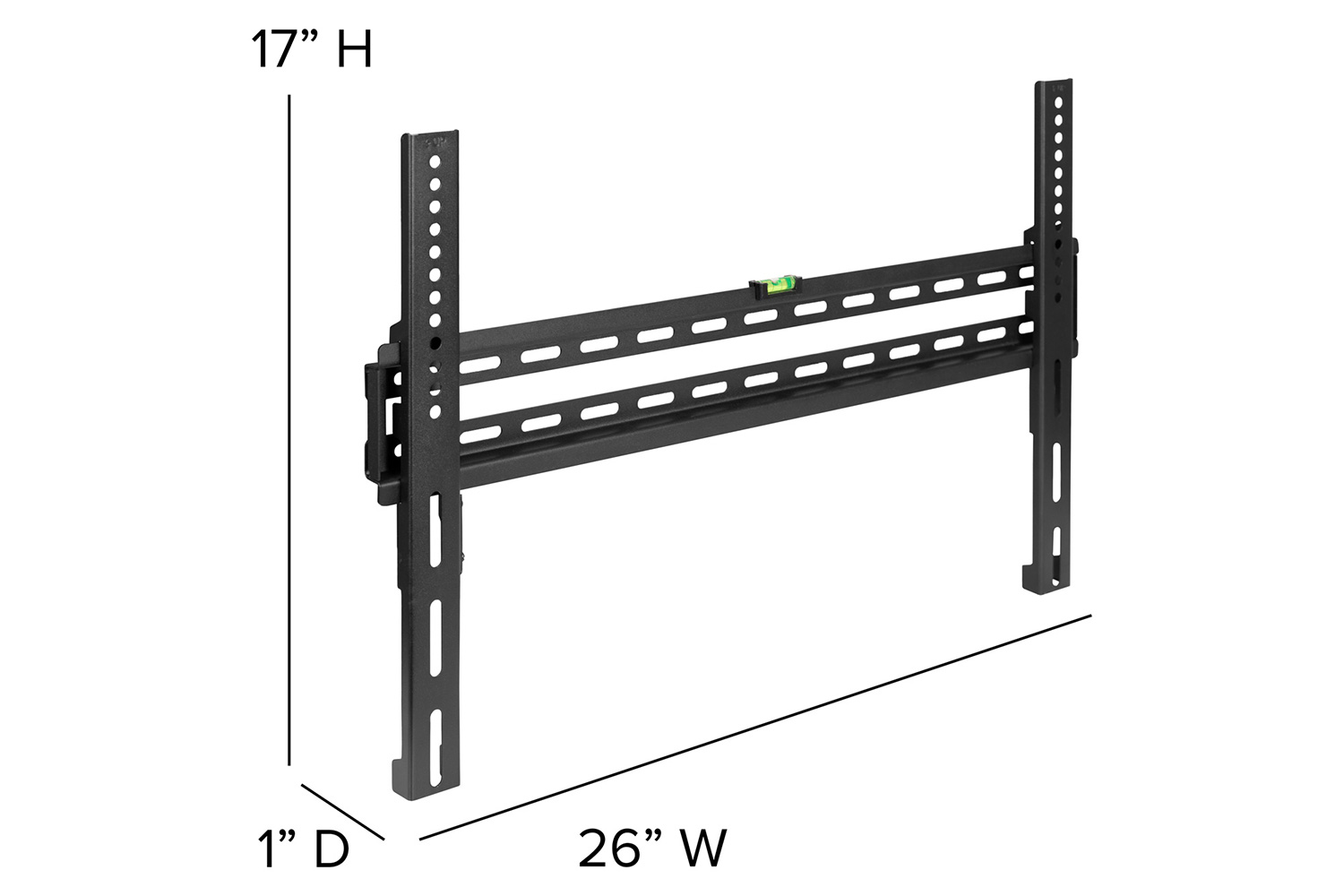 BLNK FLASH MOUNT Fixed TV Wall Mount with Built-In Level - fits TV's 32"- 84"