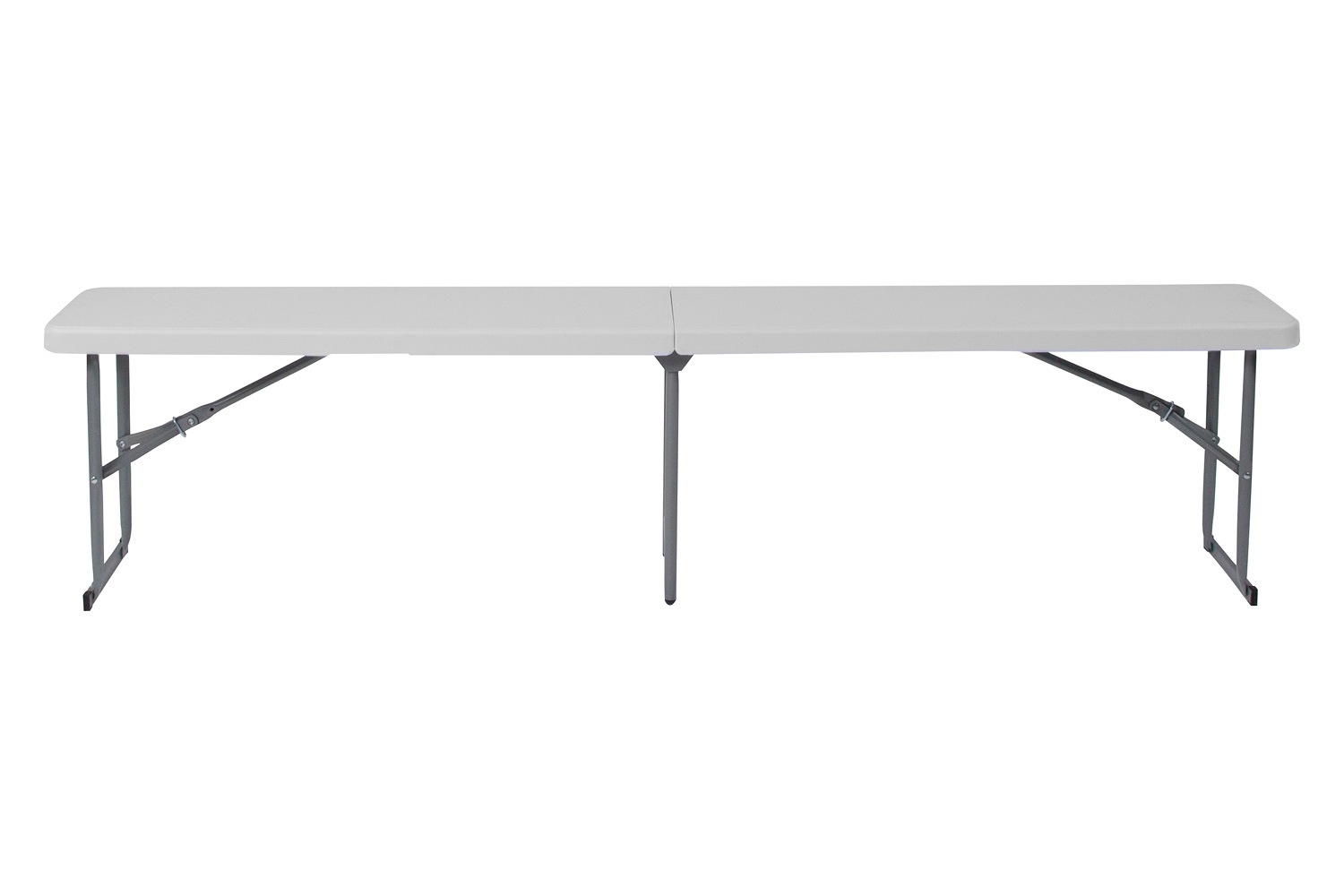 BLNK - Talbott Bi-Fold Granite White Plastic Bench with Carrying Handle