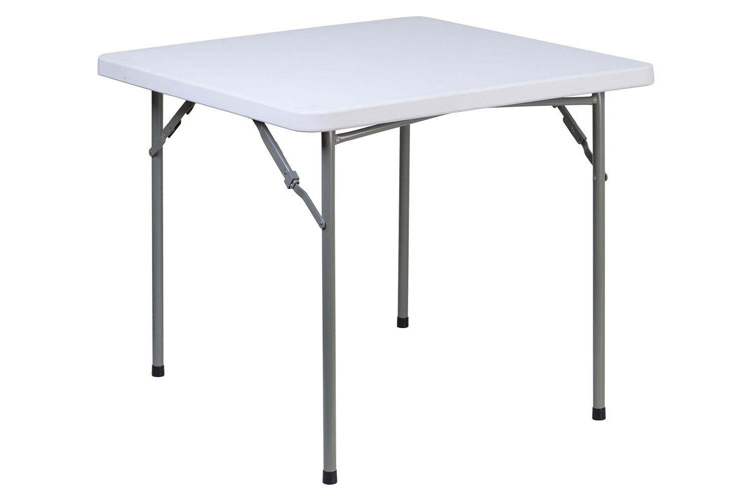 BLNK - Square Granite White Plastic Folding Table