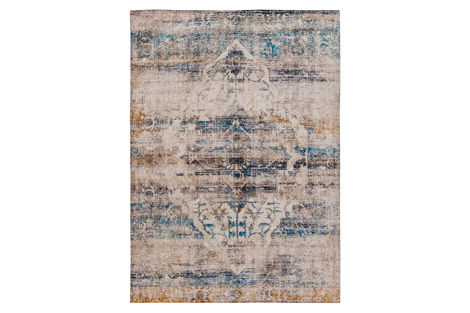 BLNK Dana Artisan Old English Style Traditional Rug - Blue, 8'W x 10'L