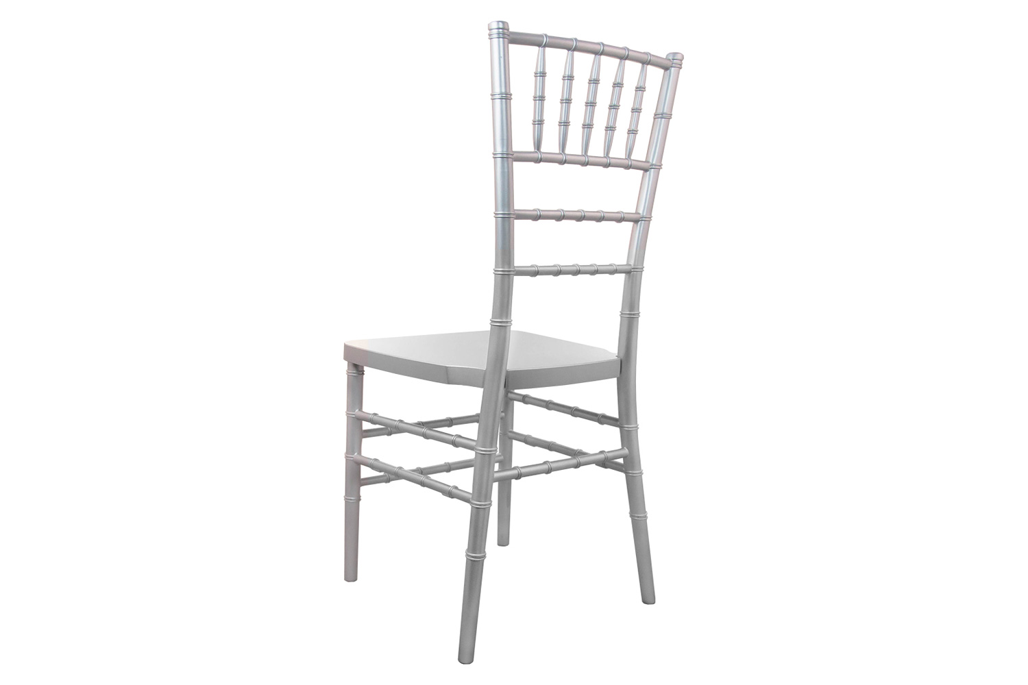 BLNK Advantage Resin Chiavari Chair - Silver