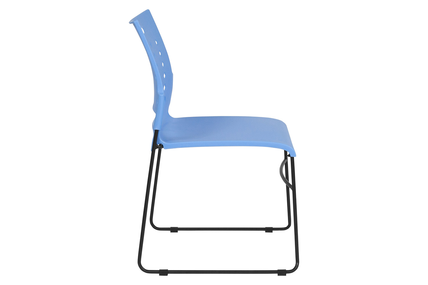 BLNK™ HERCULES Series Sled Base Stack Chair with Air-Vent Back - Blue