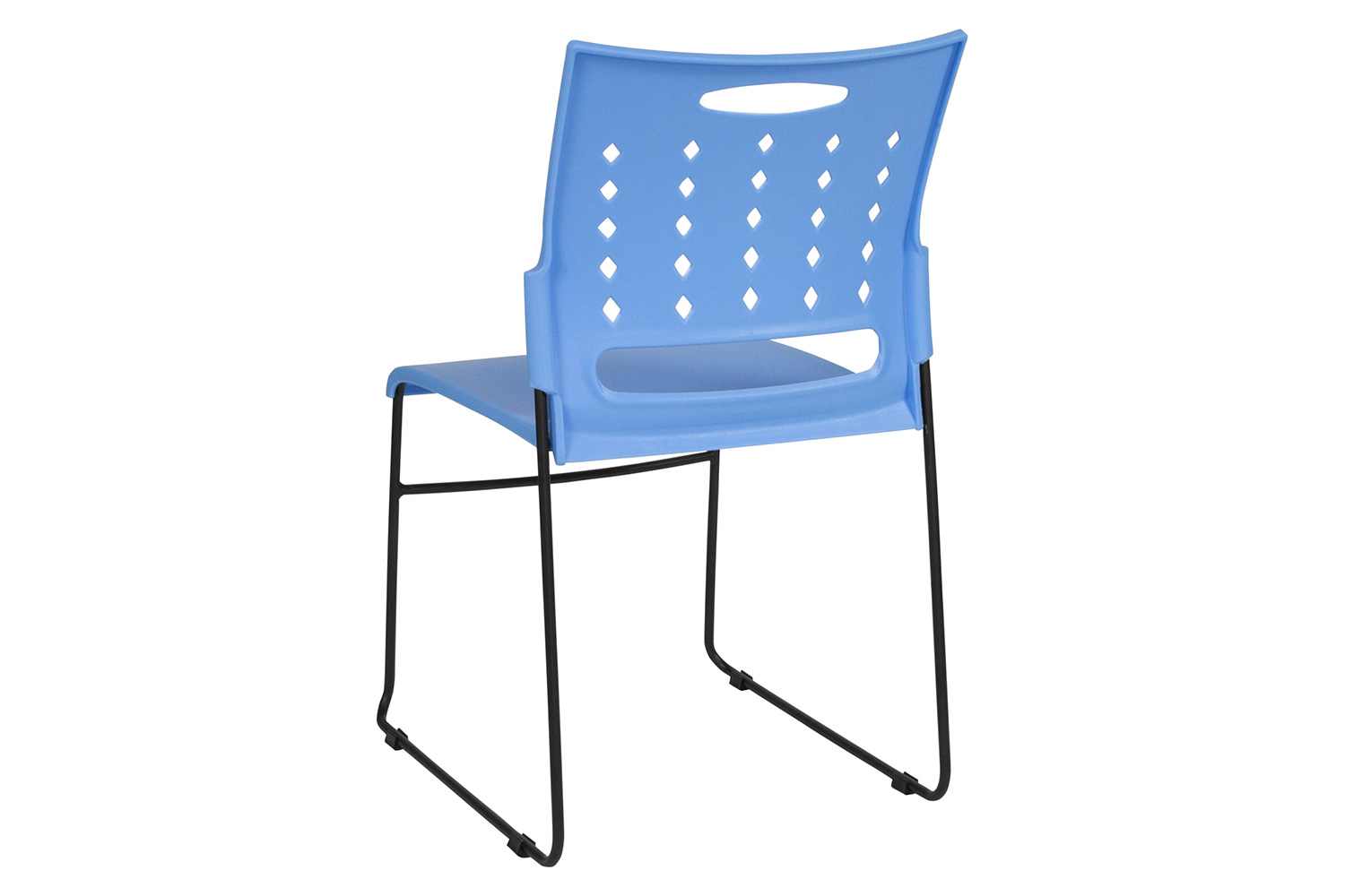 BLNK™ HERCULES Series Sled Base Stack Chair with Air-Vent Back - Blue