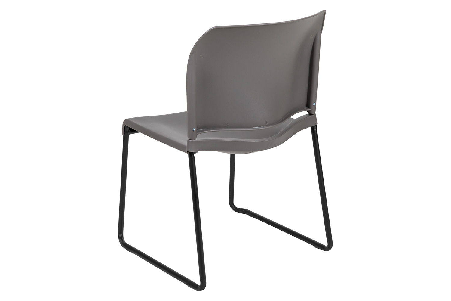 BLNK - HERCULES Series Full Back Contoured Stack Chair with Black Powder Coated Sled Base