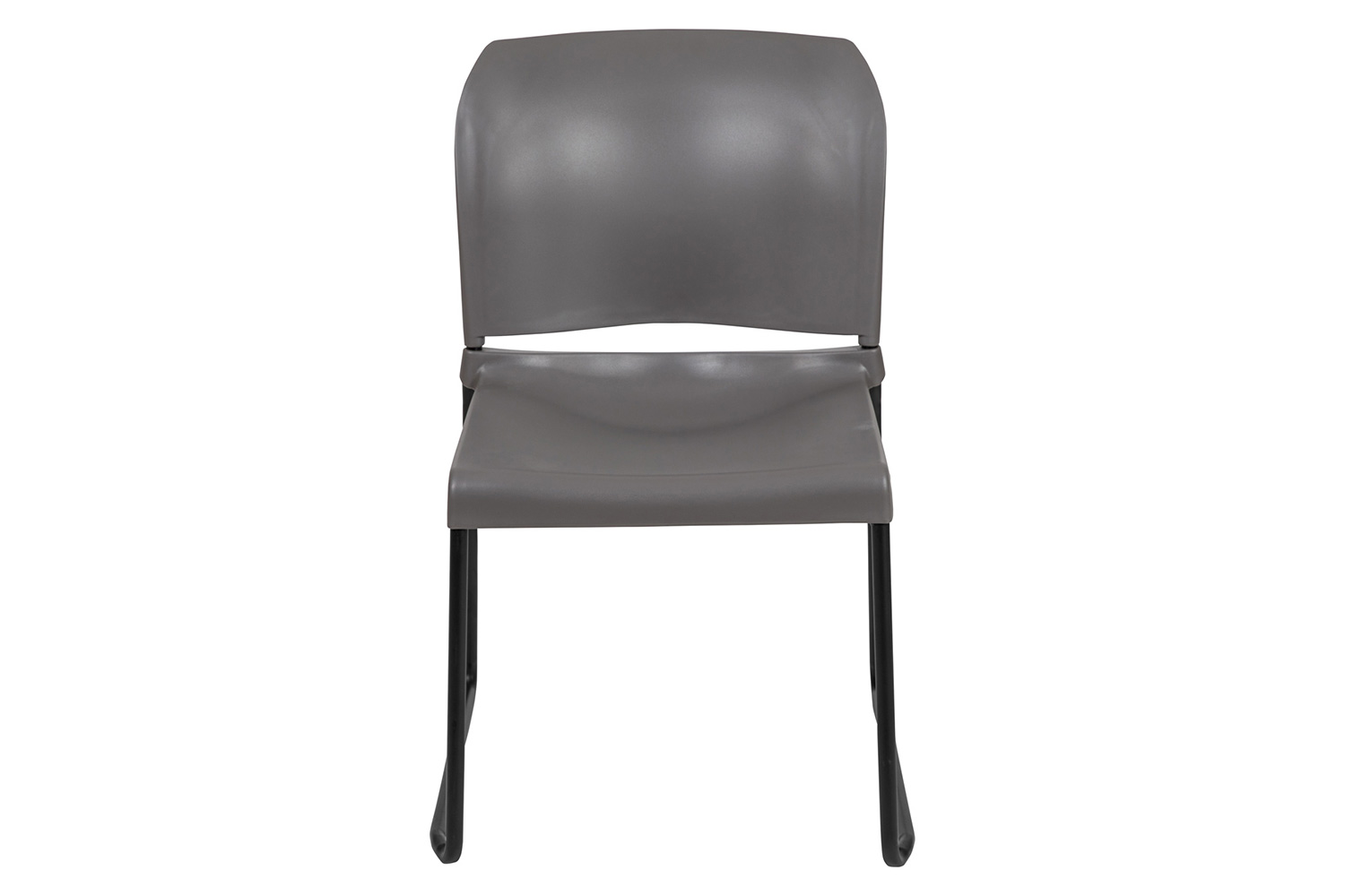 BLNK - HERCULES Series Full Back Contoured Stack Chair with Black Powder Coated Sled Base