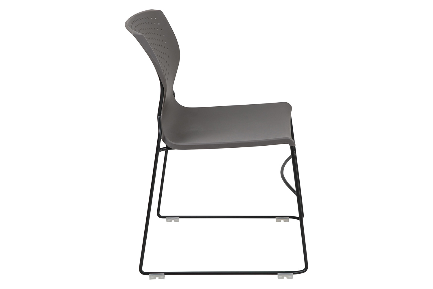 BLNK™ HERCULES Series Full Back Stack Chair with Powder Coated Frame - Gray