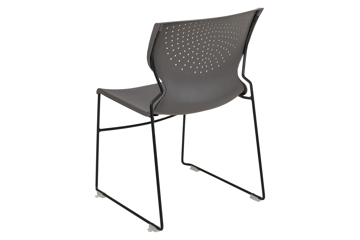 BLNK™ HERCULES Series Full Back Stack Chair with Powder Coated Frame - Gray