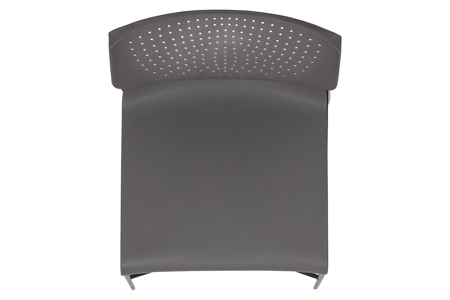 BLNK™ HERCULES Series Full Back Stack Chair with Powder Coated Frame - Gray