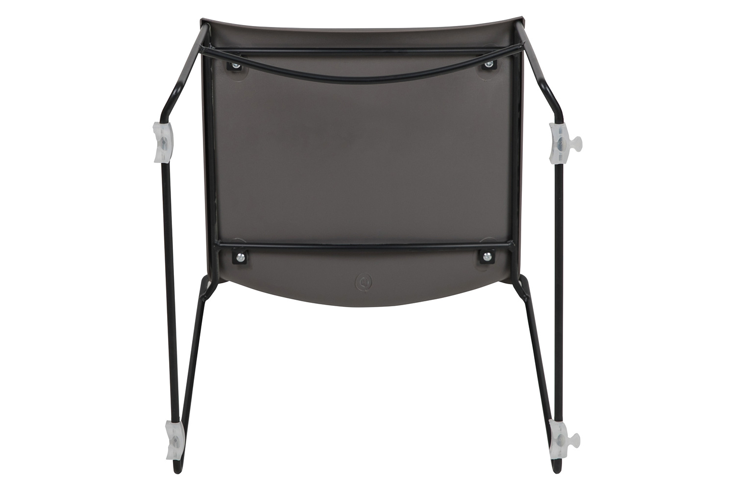 BLNK™ HERCULES Series Full Back Stack Chair with Powder Coated Frame - Gray