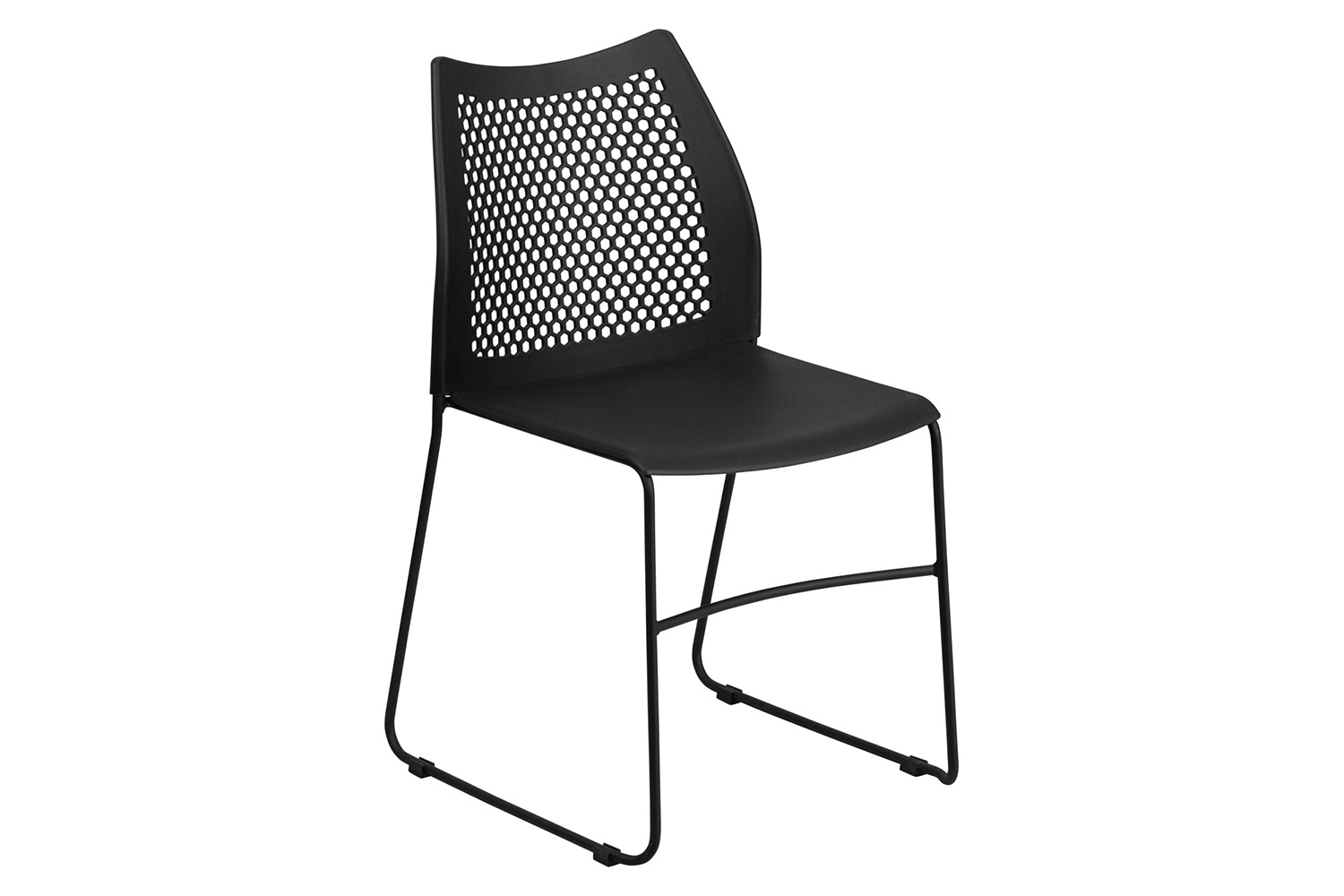 BLNK - HERCULES Series Stack Chair with Air-Vent Back and Powder Coated Sled Base