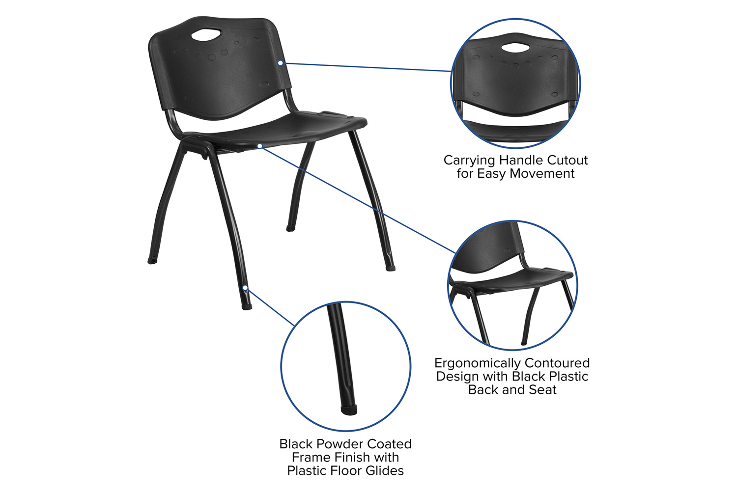 BLNK - HERCULES Series Plastic Stack Chair