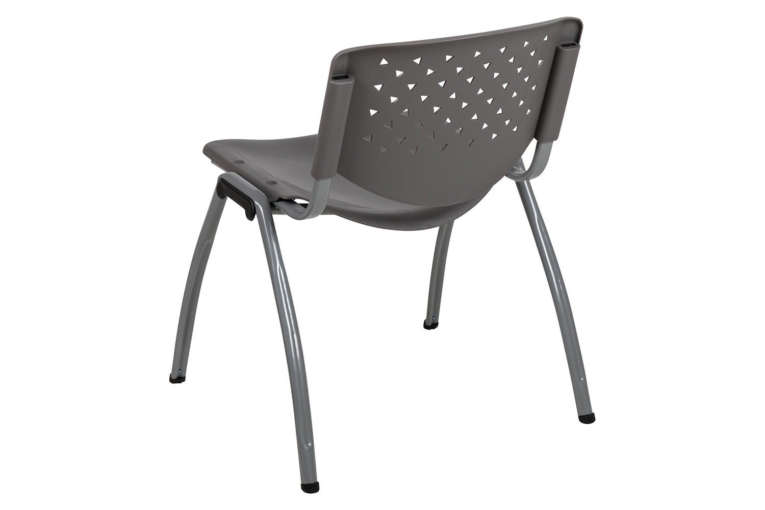 BLNK - HERCULES Series Plastic Stack Chair with Titanium Powder Coated Frame