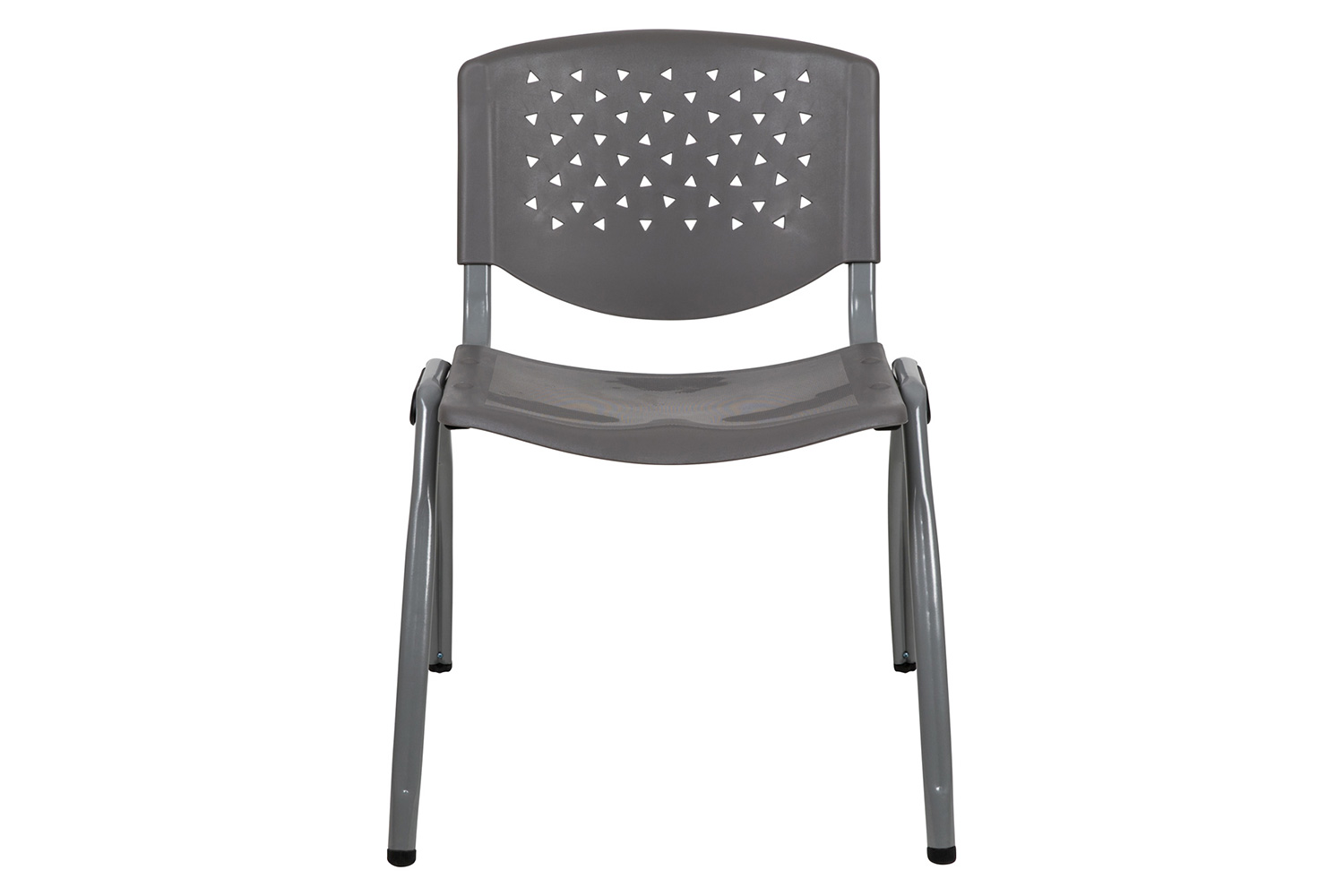 BLNK - HERCULES Series Plastic Stack Chair with Titanium Powder Coated Frame