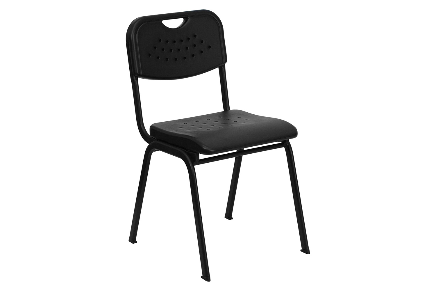 BLNK - HERCULES Series Plastic Stack Chair with Open Back and Frame