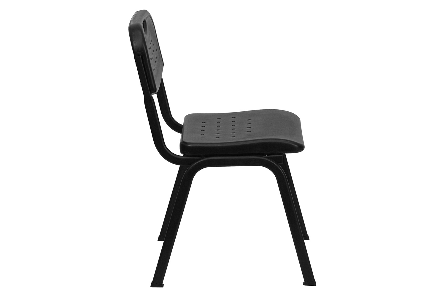 BLNK - HERCULES Series Plastic Stack Chair with Open Back and Frame