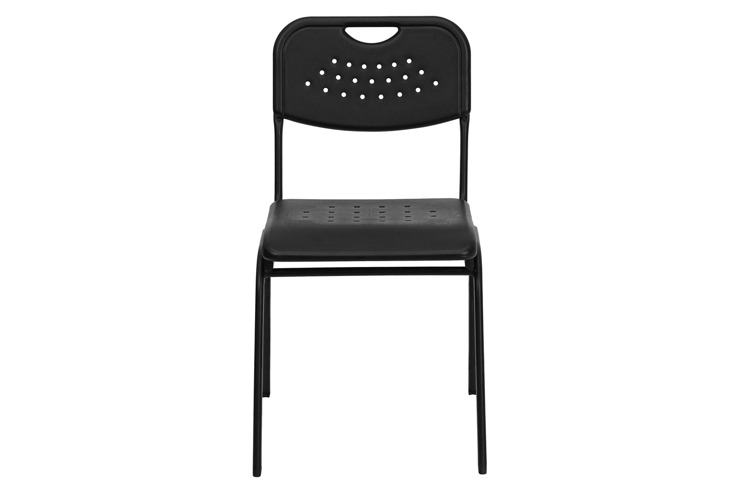 BLNK - HERCULES Series Plastic Stack Chair with Open Back and Frame