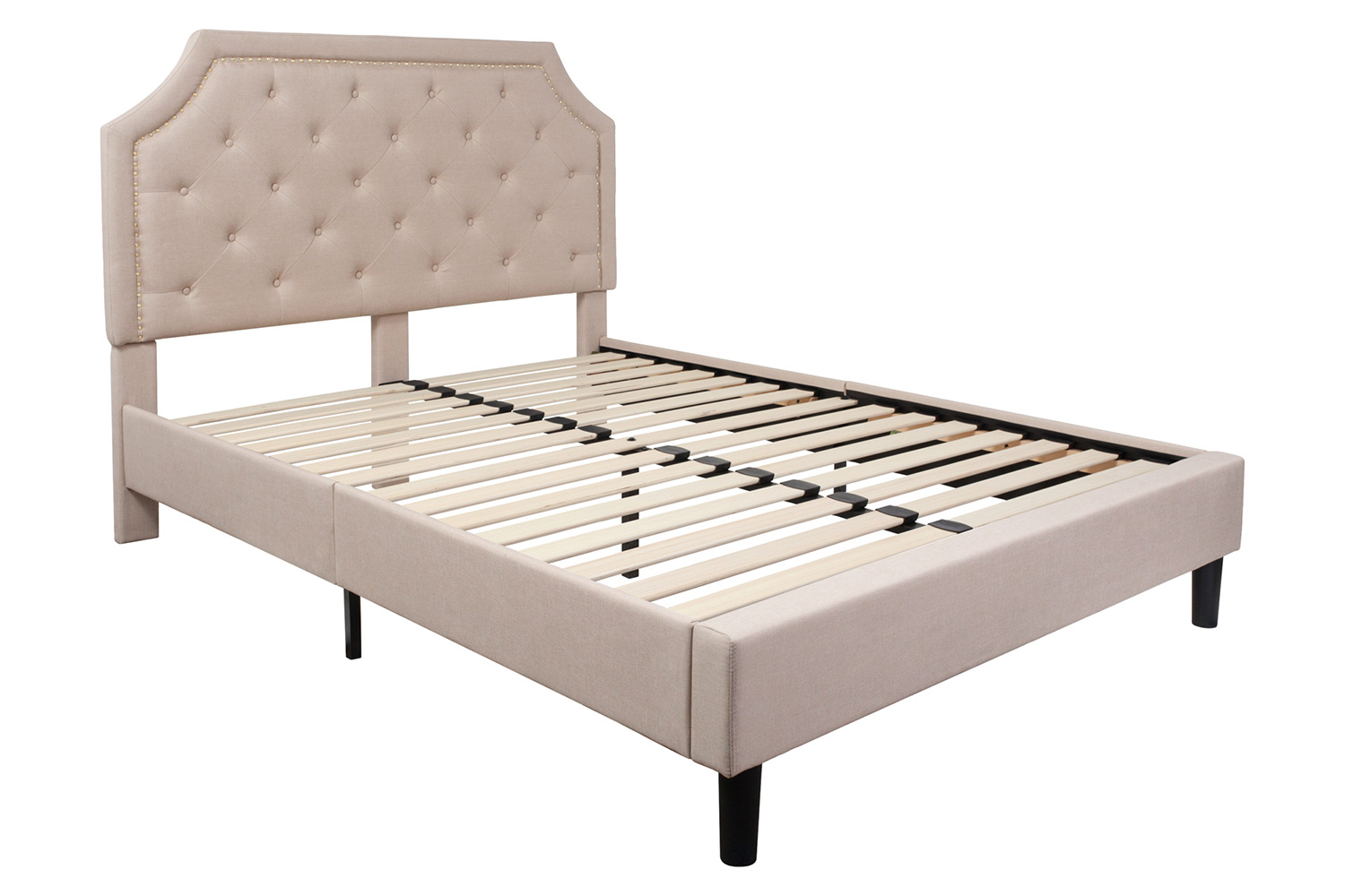 BLNK Brighton Tufted Upholstered Platform Bed