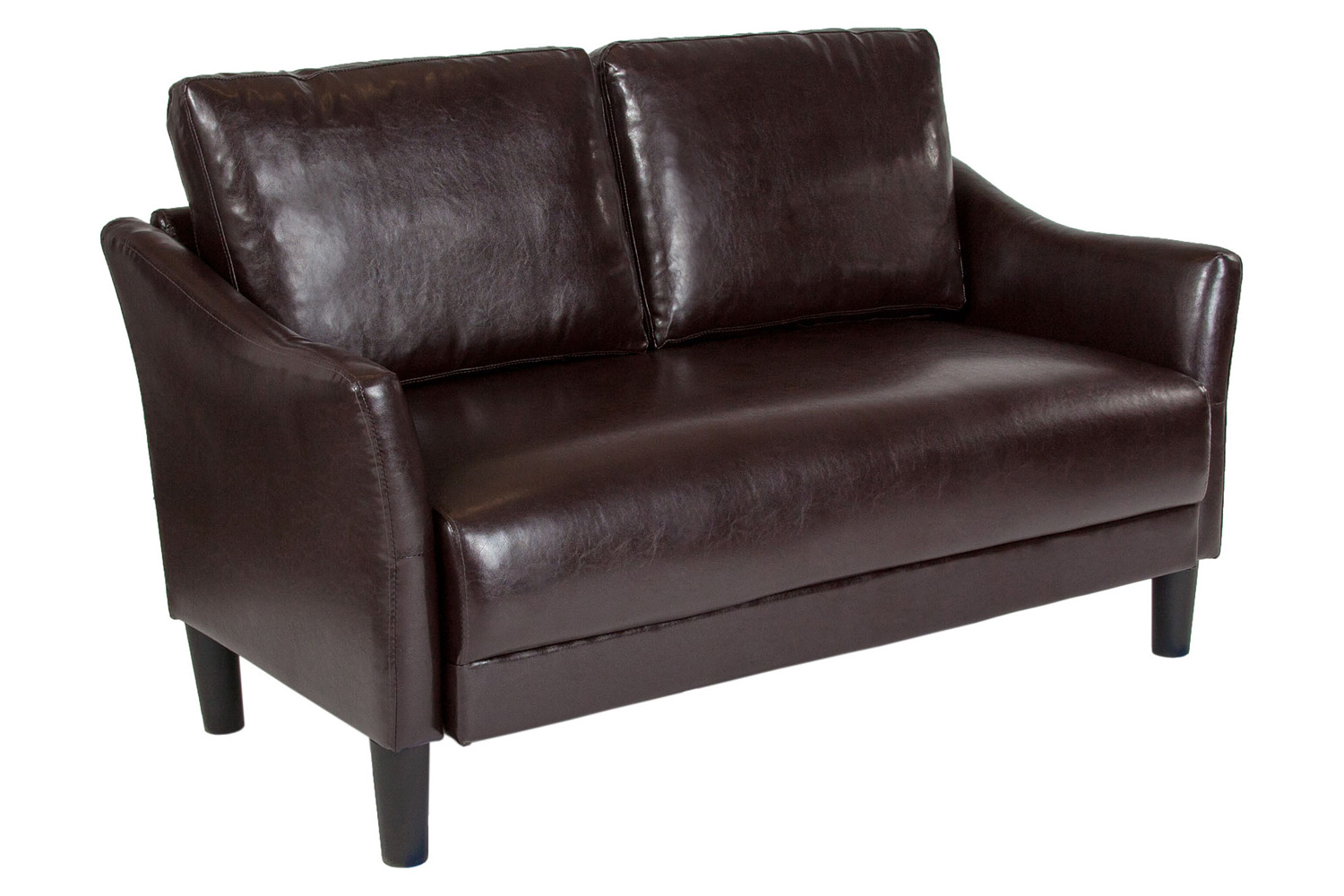 BLNK Asti LeatherSoft Upholstered Loveseat