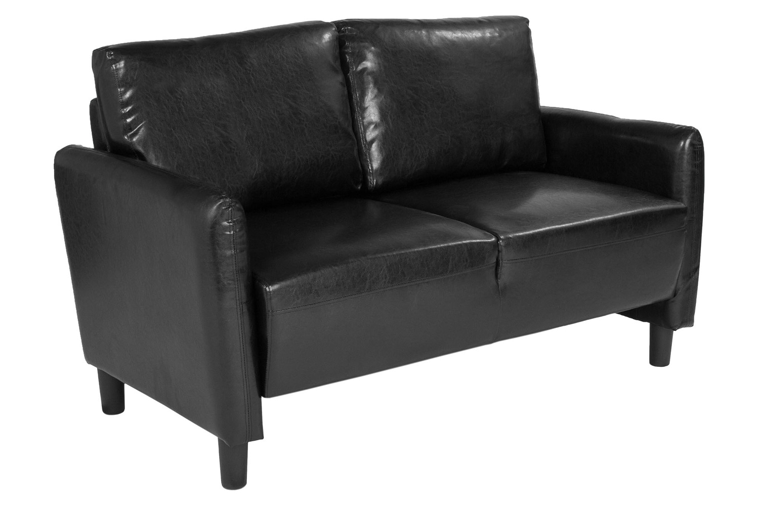 BLNK Candler Park LeatherSoft Upholstered Loveseat