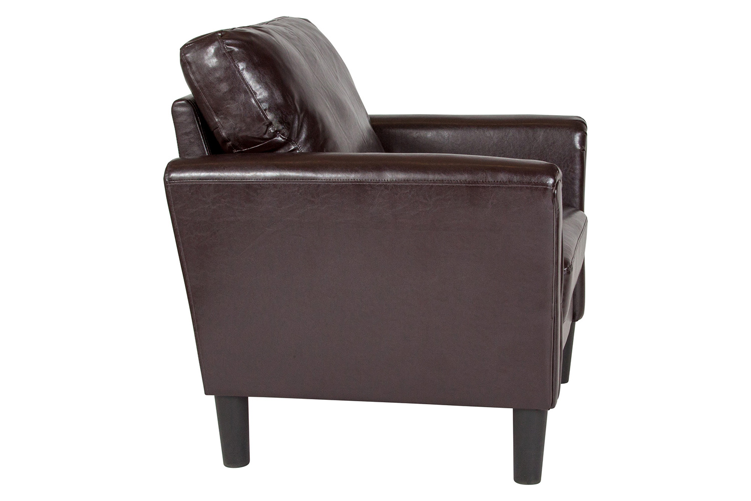 BLNK Bari LeatherSoft Upholstered Chair - Brown