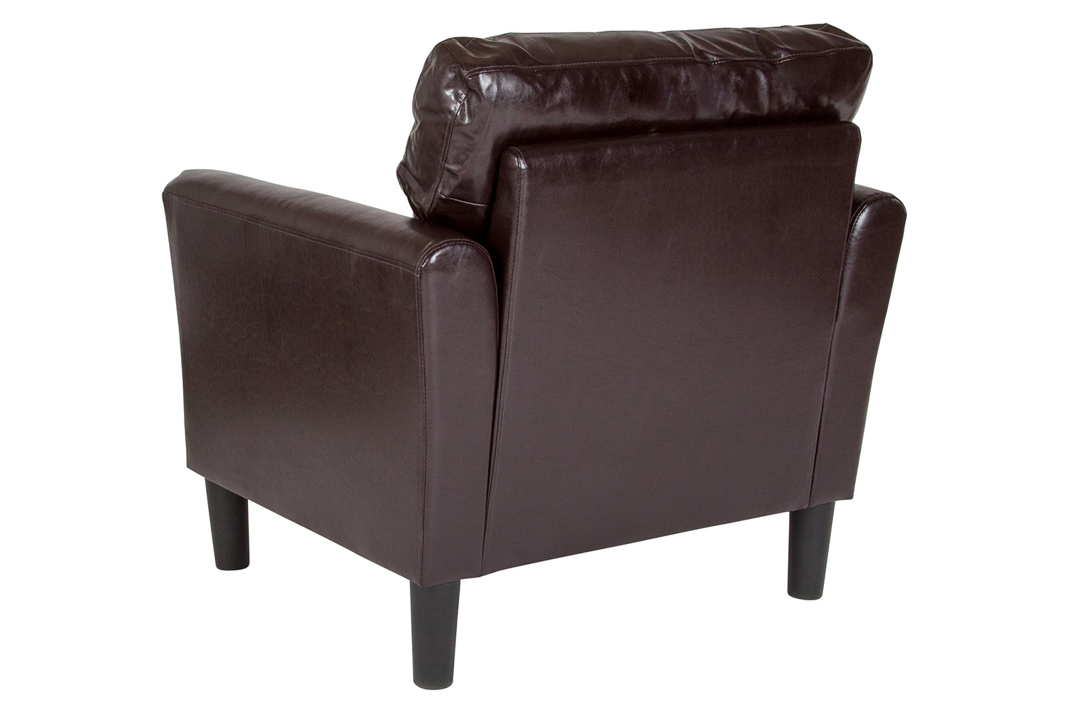 BLNK Bari LeatherSoft Upholstered Chair - Brown