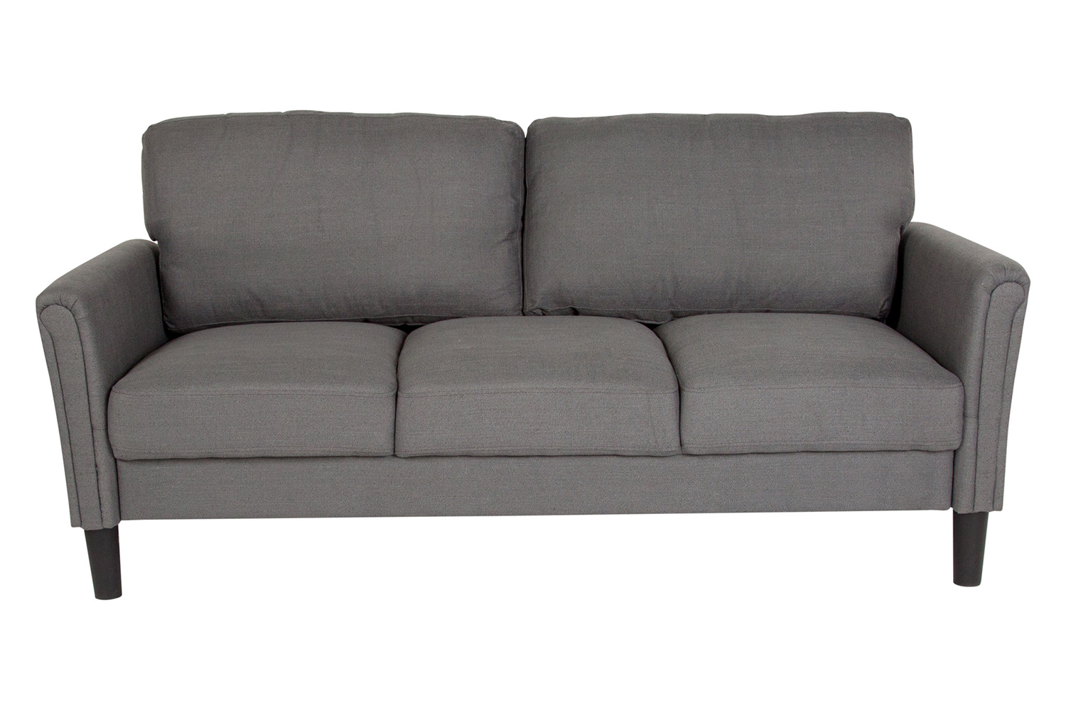 BLNK Bari Fabric Upholstered Sofa - Dark Gray