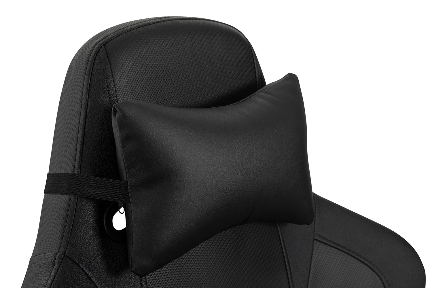 BLNK Falco Ergonomic Black High-Back Adjustable Gaming Chair with 4D Armrests, Headrest Pillow, and Adjustable Lumbar Support - with Black Stitching