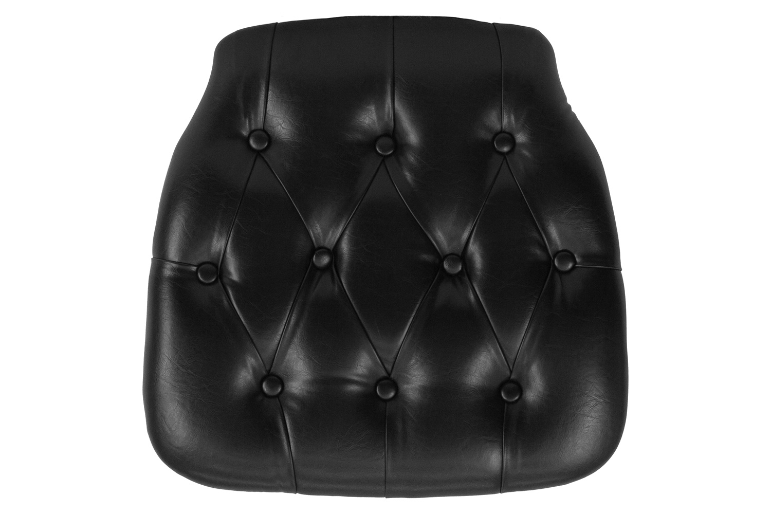 BLNK Louise Vinyl Hard Tufted Chiavari Chair Cushion