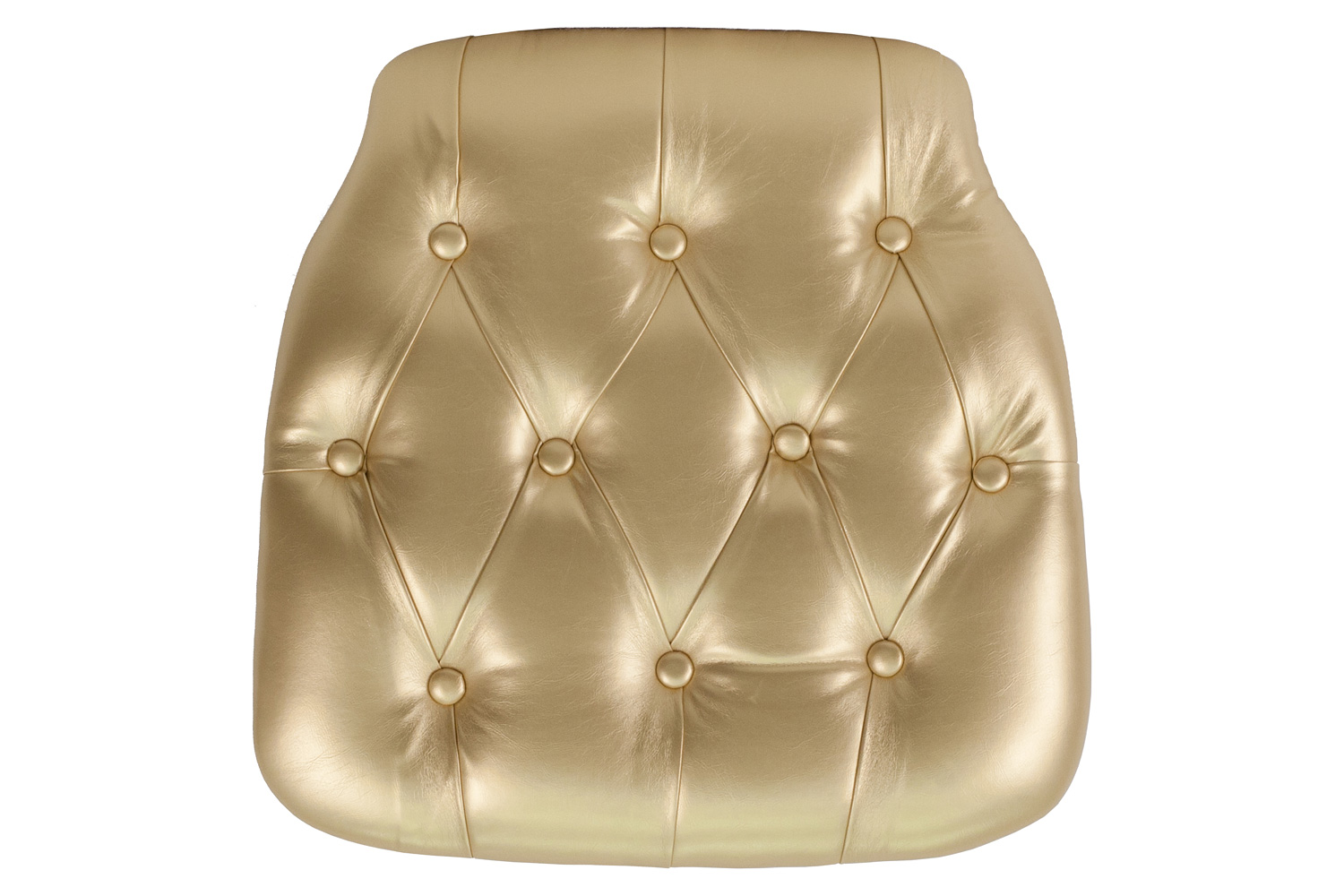 BLNK Louise Vinyl Hard Tufted Chiavari Chair Cushion