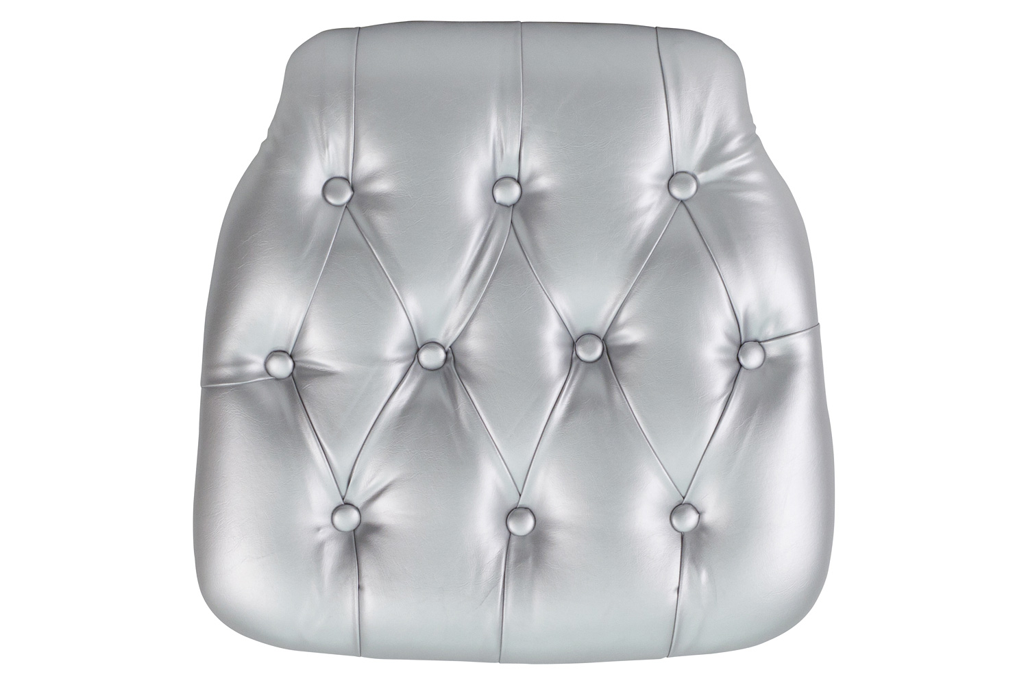 BLNK Louise Vinyl Hard Tufted Chiavari Chair Cushion