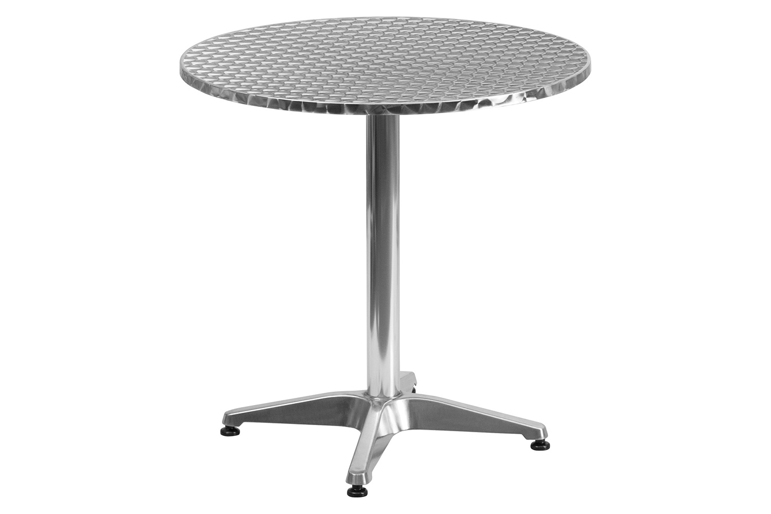 BLNK Mellie Round Aluminum Indoor-Outdoor Table with Base - 27.5"D