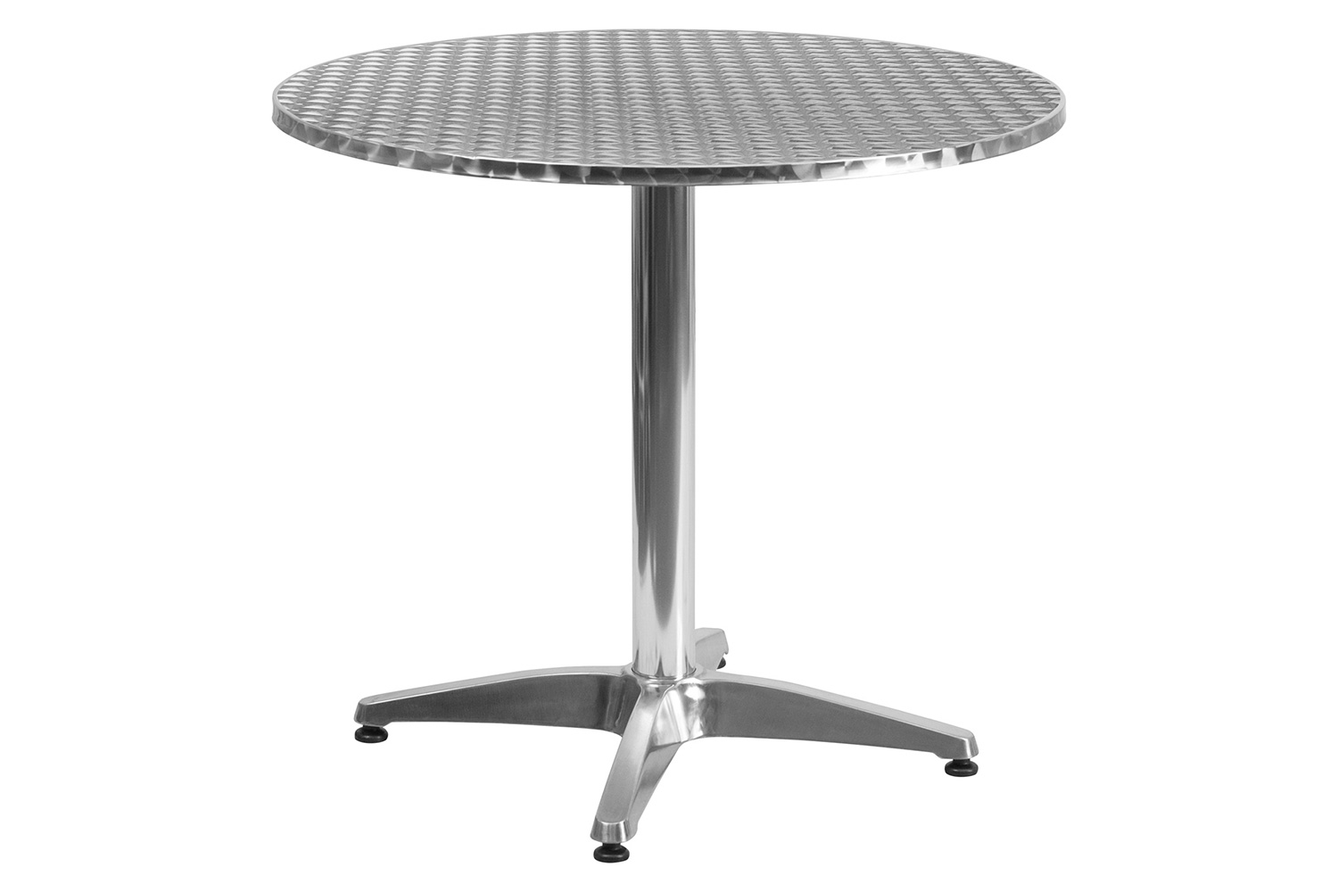 BLNK Mellie Round Aluminum Indoor-Outdoor Table with Base