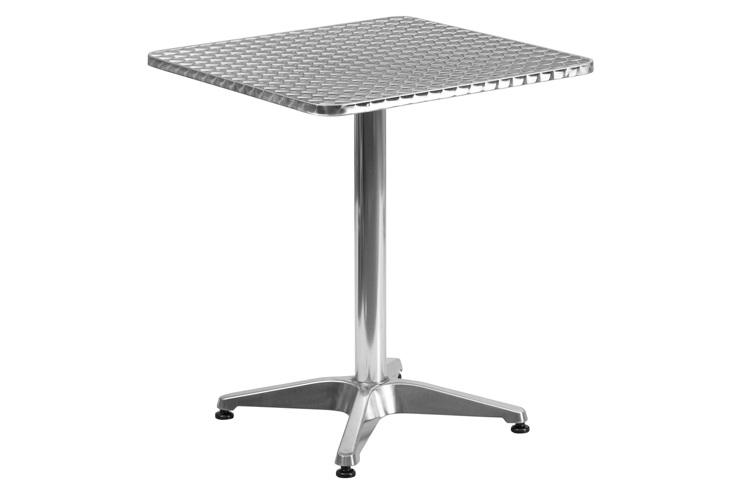 BLNK Mellie Square Aluminum Indoor-Outdoor Table with Base - 23.5"W