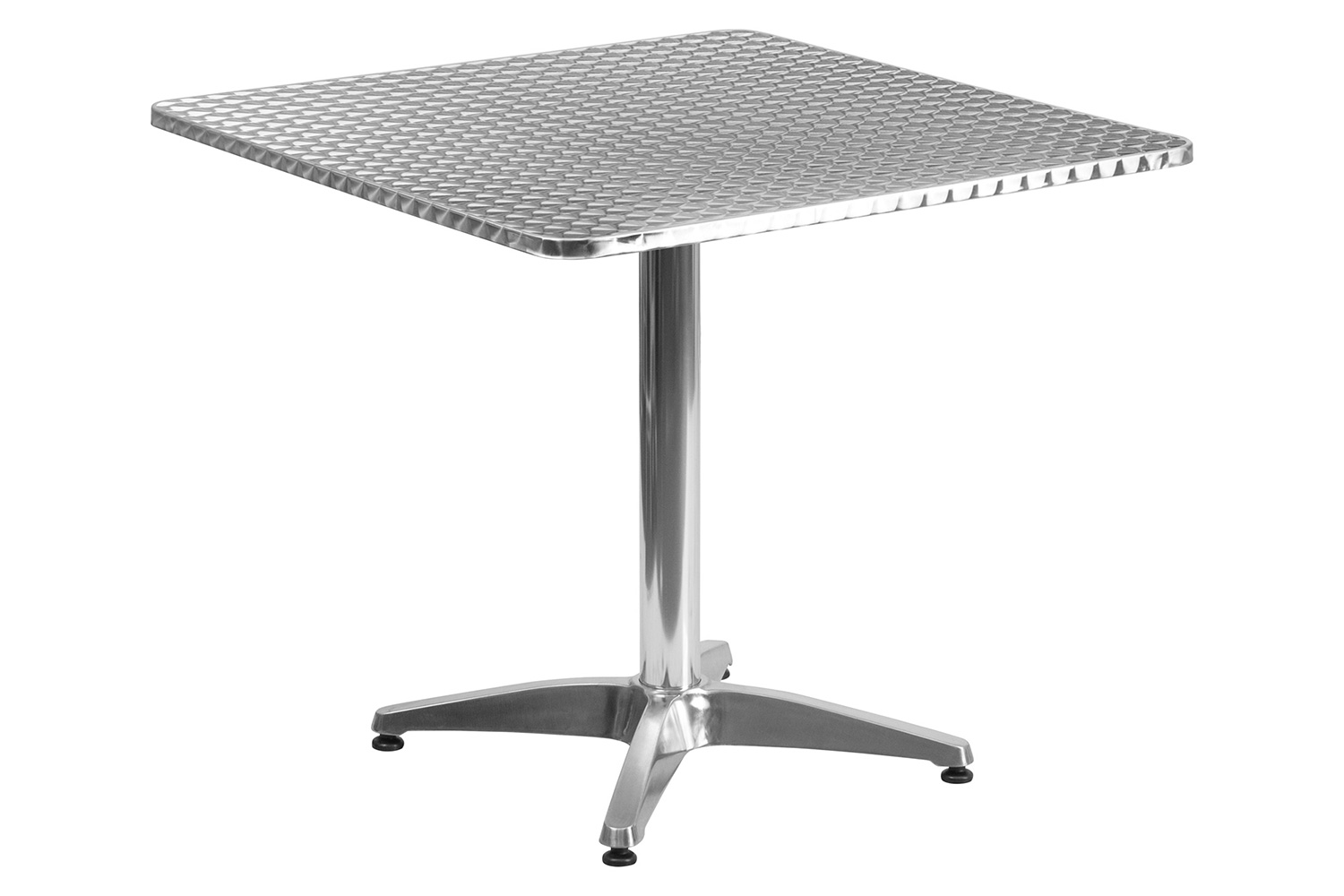 BLNK Mellie Square Aluminum Indoor-Outdoor Table with Base - 31.5"W