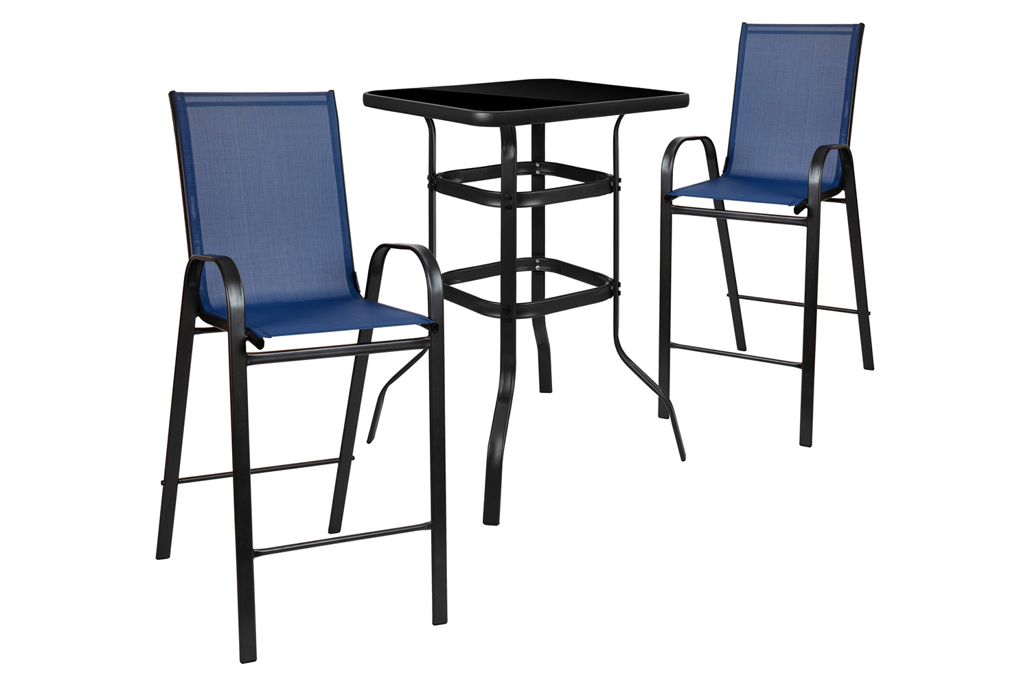 BLNK Brazos Outdoor 2-Person Bistro Dining Set