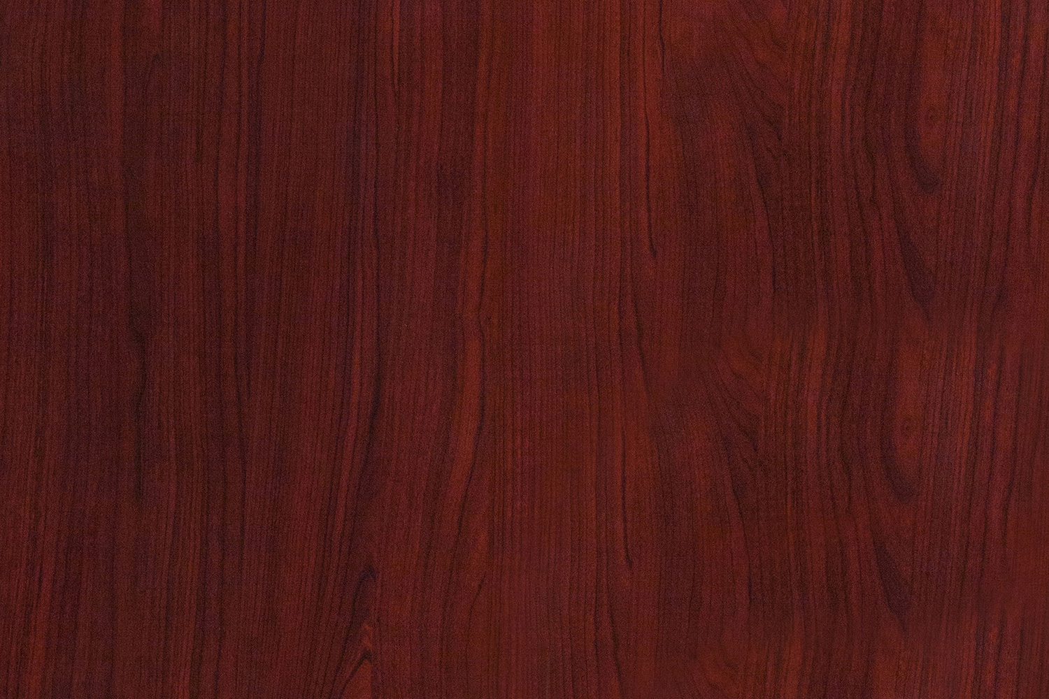 BLNK Glenbrook Square Resin High-Gloss Table Top with 2" Thick Drop-Lip - Mahogany, 36"W