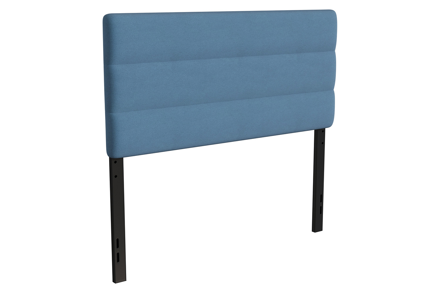 BLNK Paxton Fabric Channel Stitched Upholstered Adjustable Height Headboard - Blue, Full Size