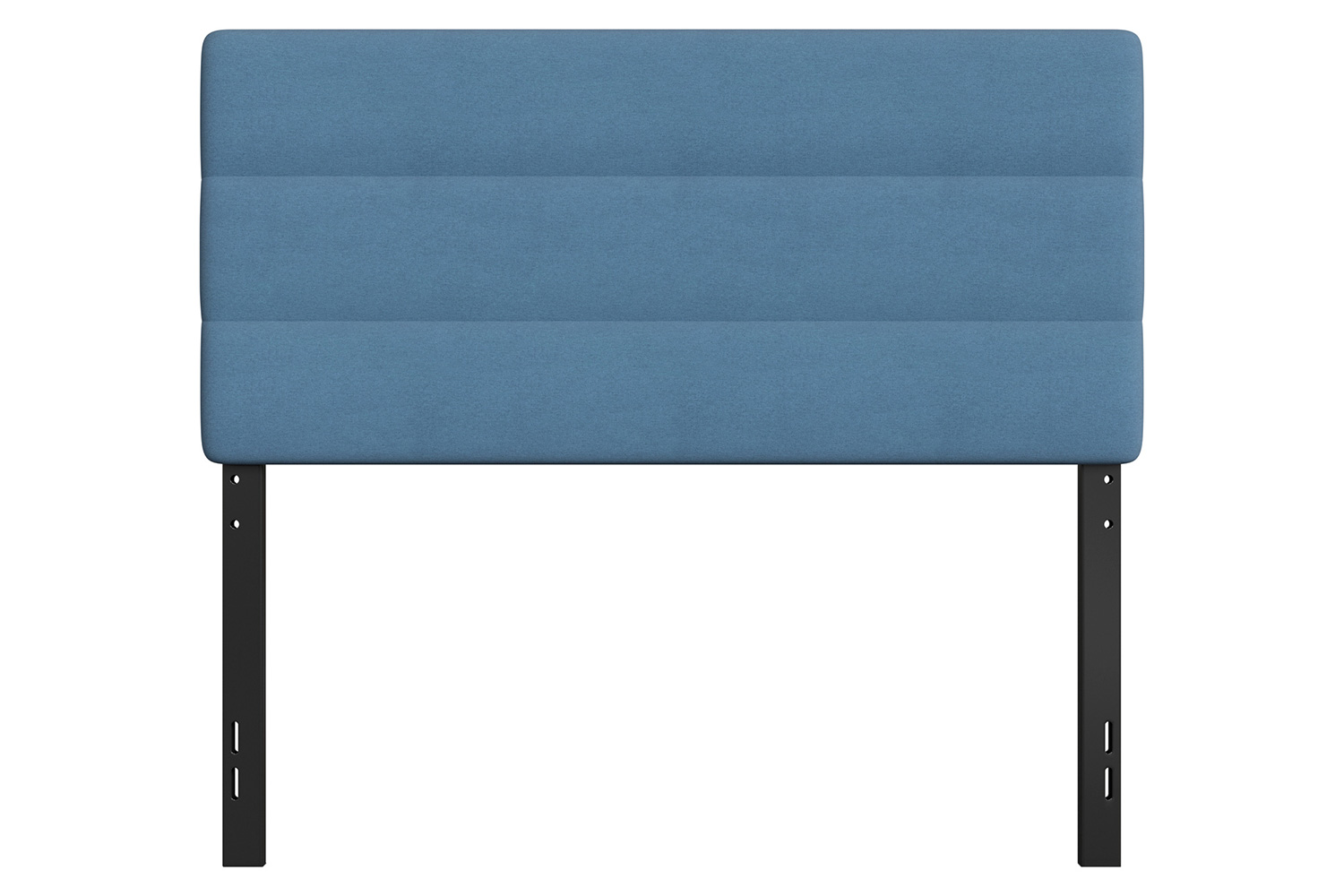 BLNK Paxton Fabric Channel Stitched Upholstered Adjustable Height Headboard - Blue, Full Size