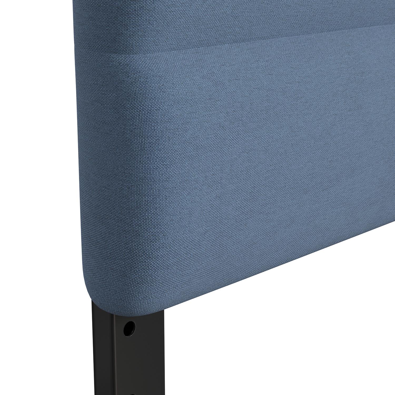 BLNK Paxton Fabric Channel Stitched Upholstered Adjustable Height Headboard - Blue, Full Size