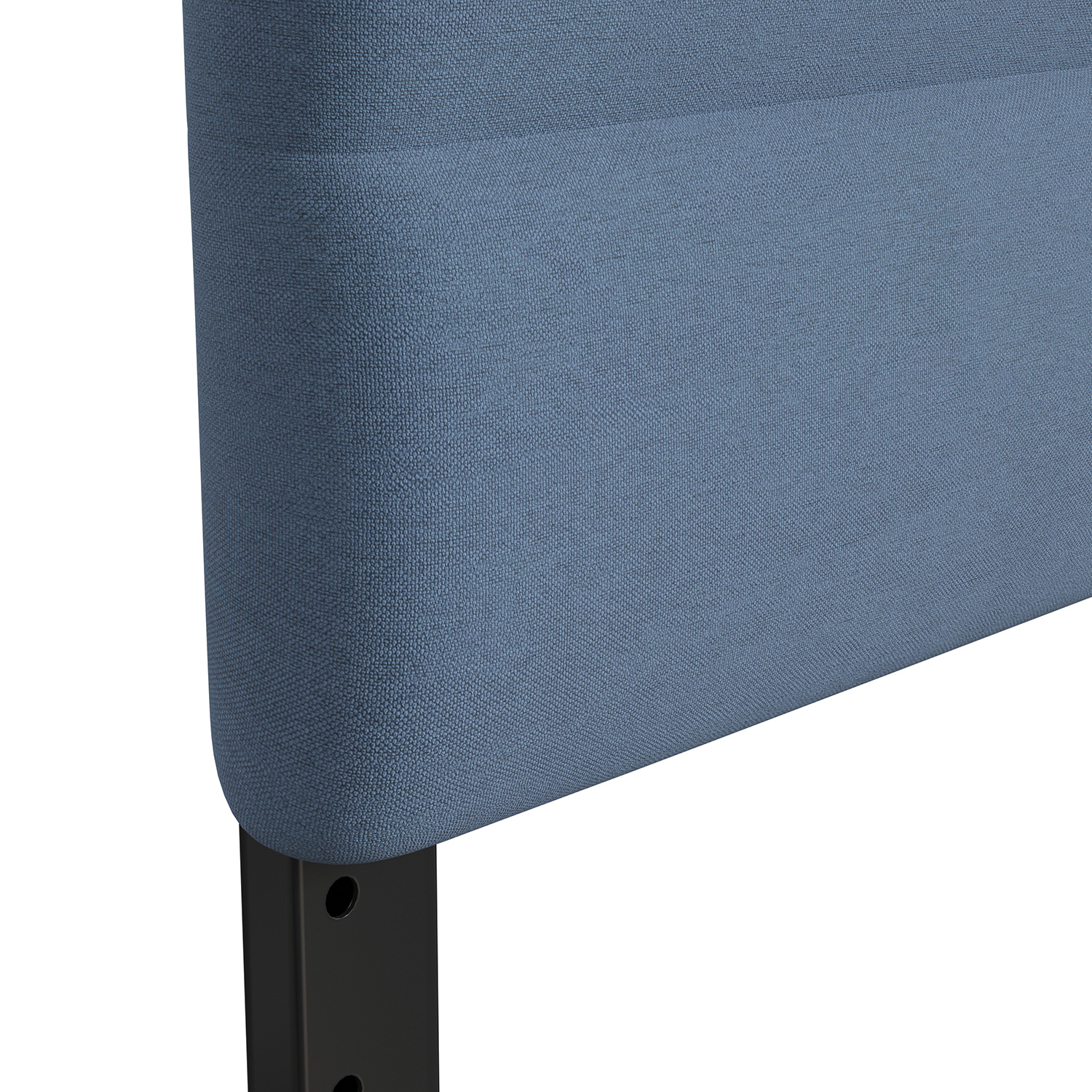 BLNK Paxton Fabric Channel Stitched Upholstered Adjustable Height Headboard - Blue, King Size