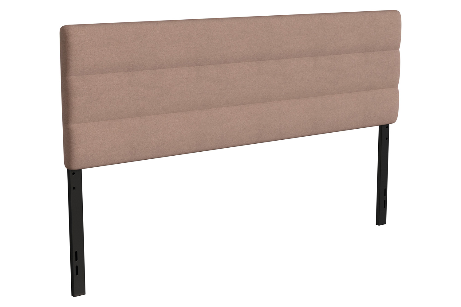 BLNK™ Paxton Fabric Channel Stitched Upholstered Adjustable Height Headboard - Taupe, King Size