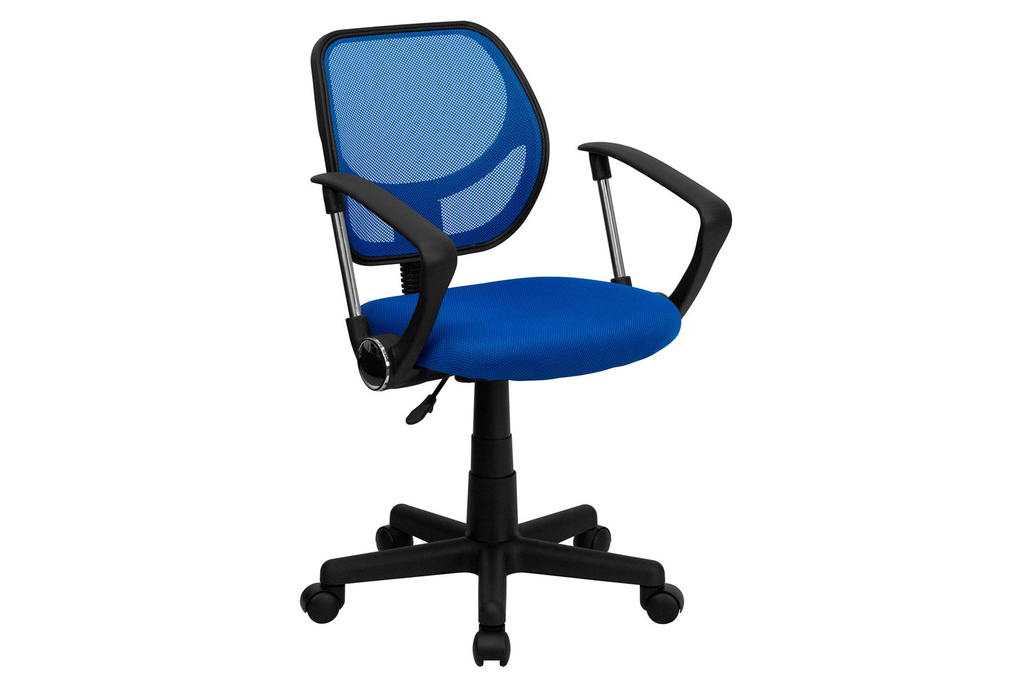 BLNK Neri Low-Back Mesh Swivel Task Office Chair with Curved Square Back