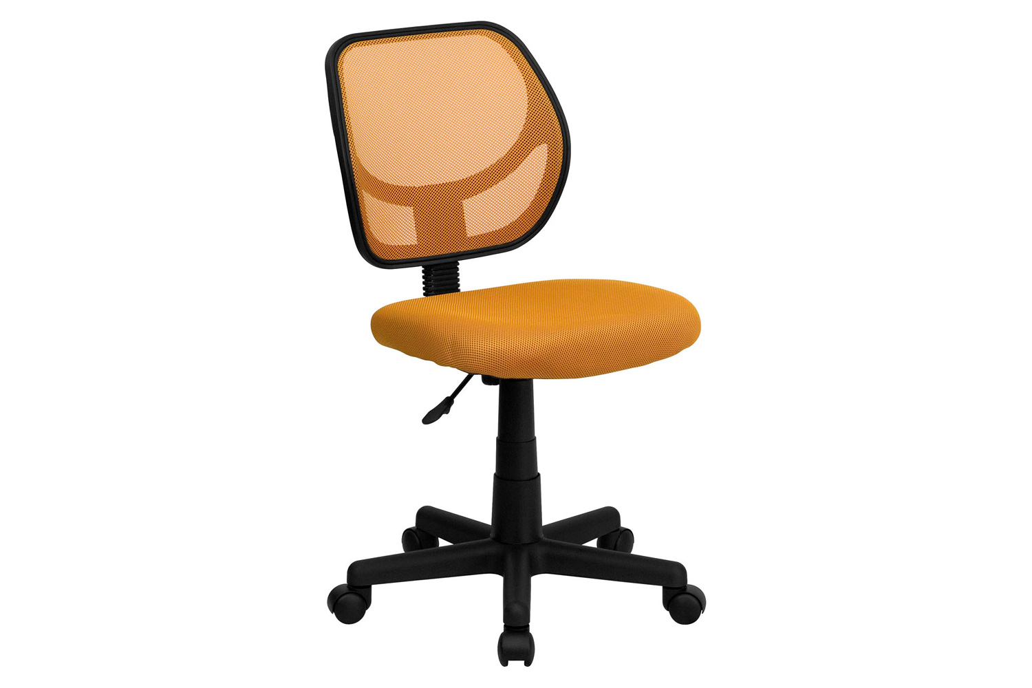 BLNK Neri Low-Back Mesh Swivel Task Office Chair with Curved Square Back