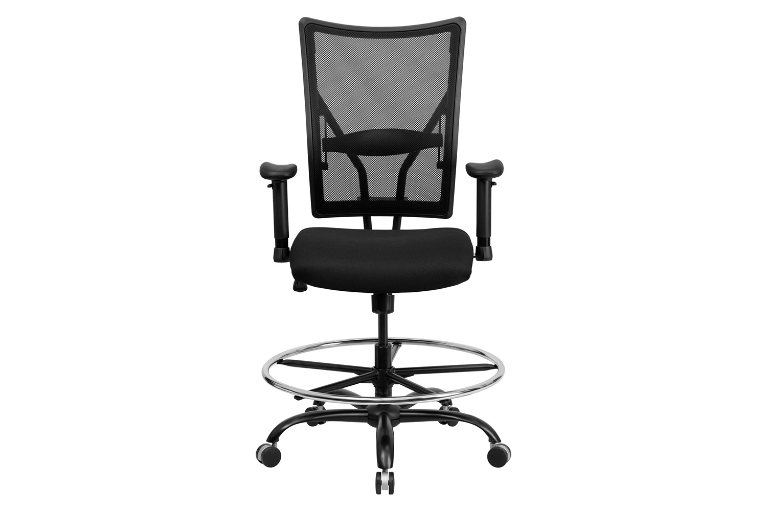 BLNK - HERCULES Series Mesh Ergonomic Drafting Chair with Adjustable Arms