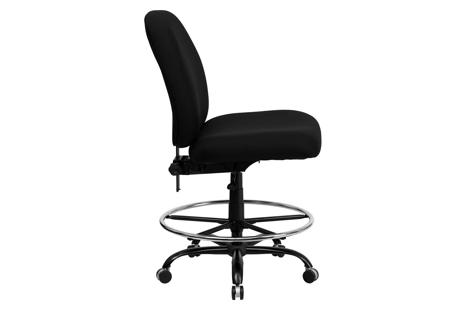 BLNK - HERCULES Series Fabric Ergonomic Drafting Chair with Adjustable Back Height