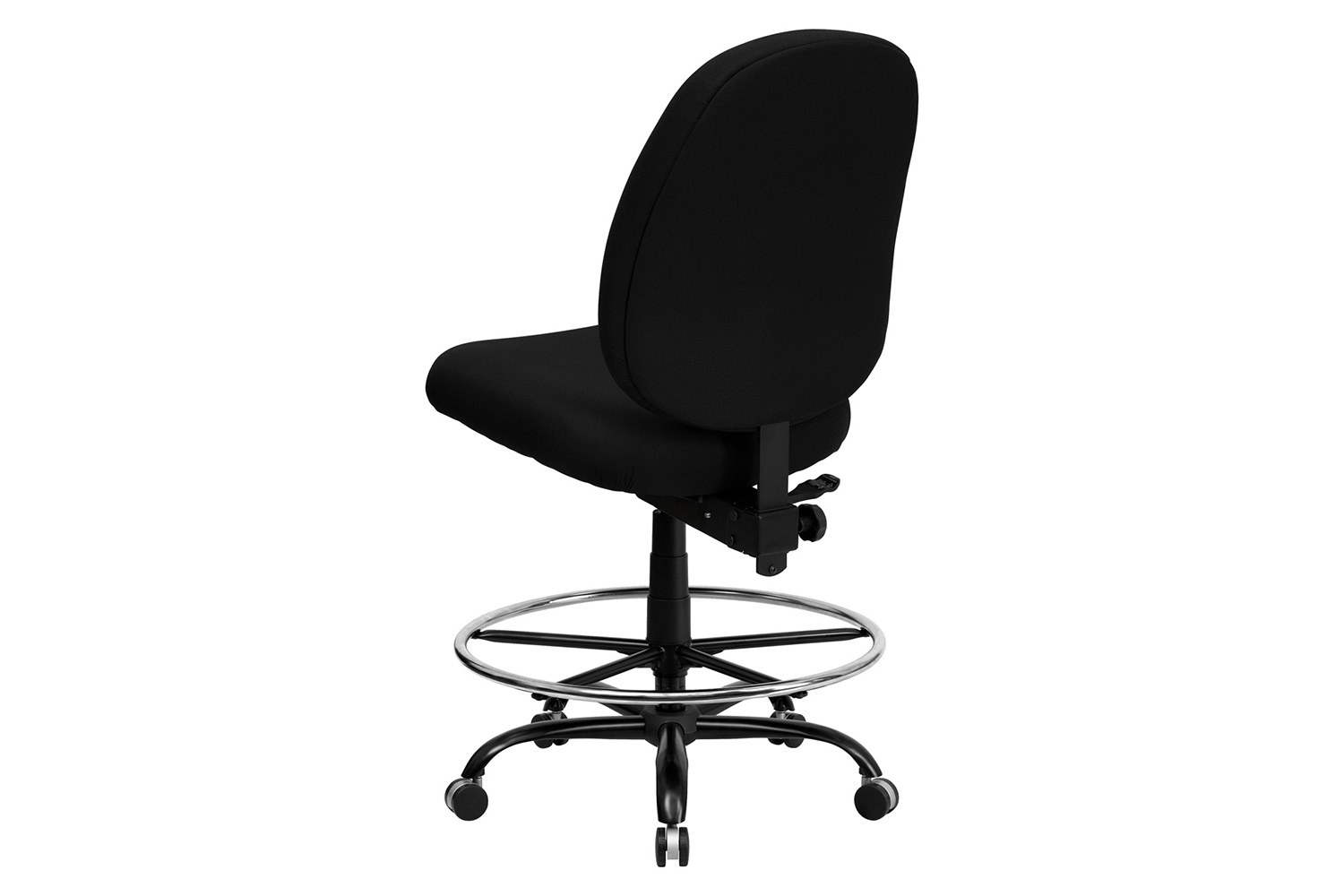 BLNK - HERCULES Series Fabric Ergonomic Drafting Chair with Adjustable Back Height