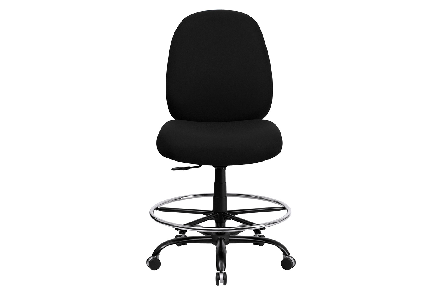 BLNK - HERCULES Series Fabric Ergonomic Drafting Chair with Adjustable Back Height