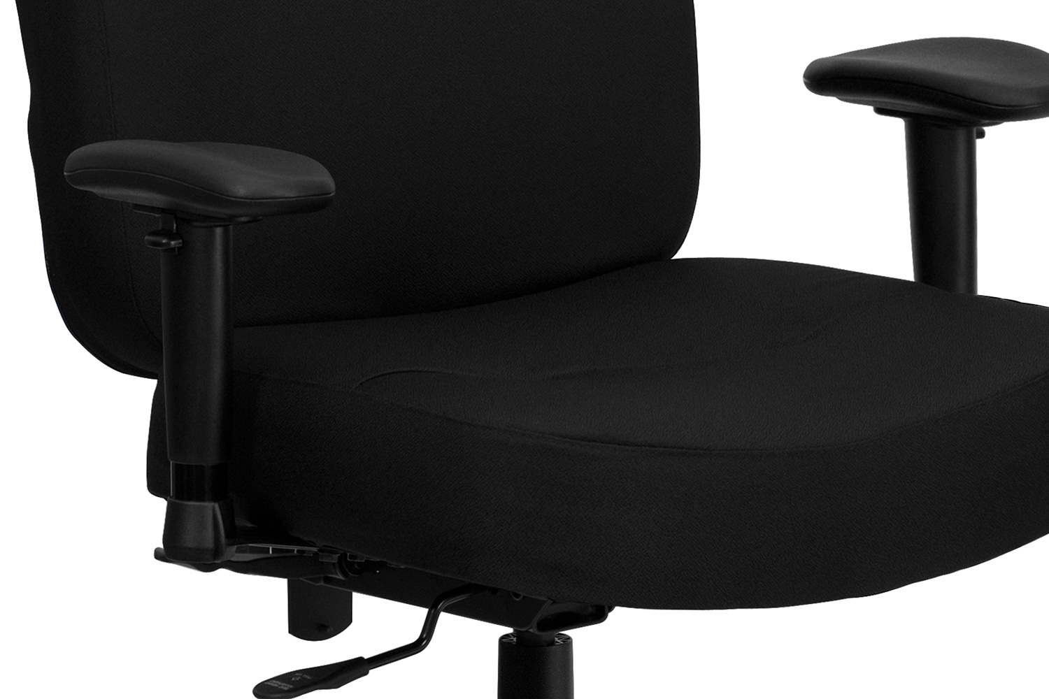 BLNK - HERCULES Series Fabric Rectangular Back Ergonomic Draft Chair with Adjustable Arms