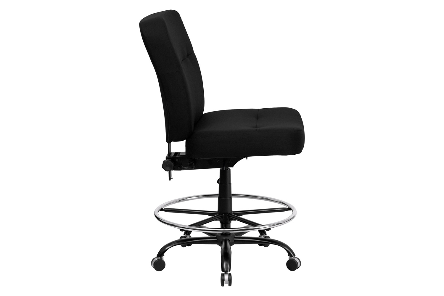 BLNK - HERCULES Series Fabric Ergonomic Drafting Chair with Rectangular Back