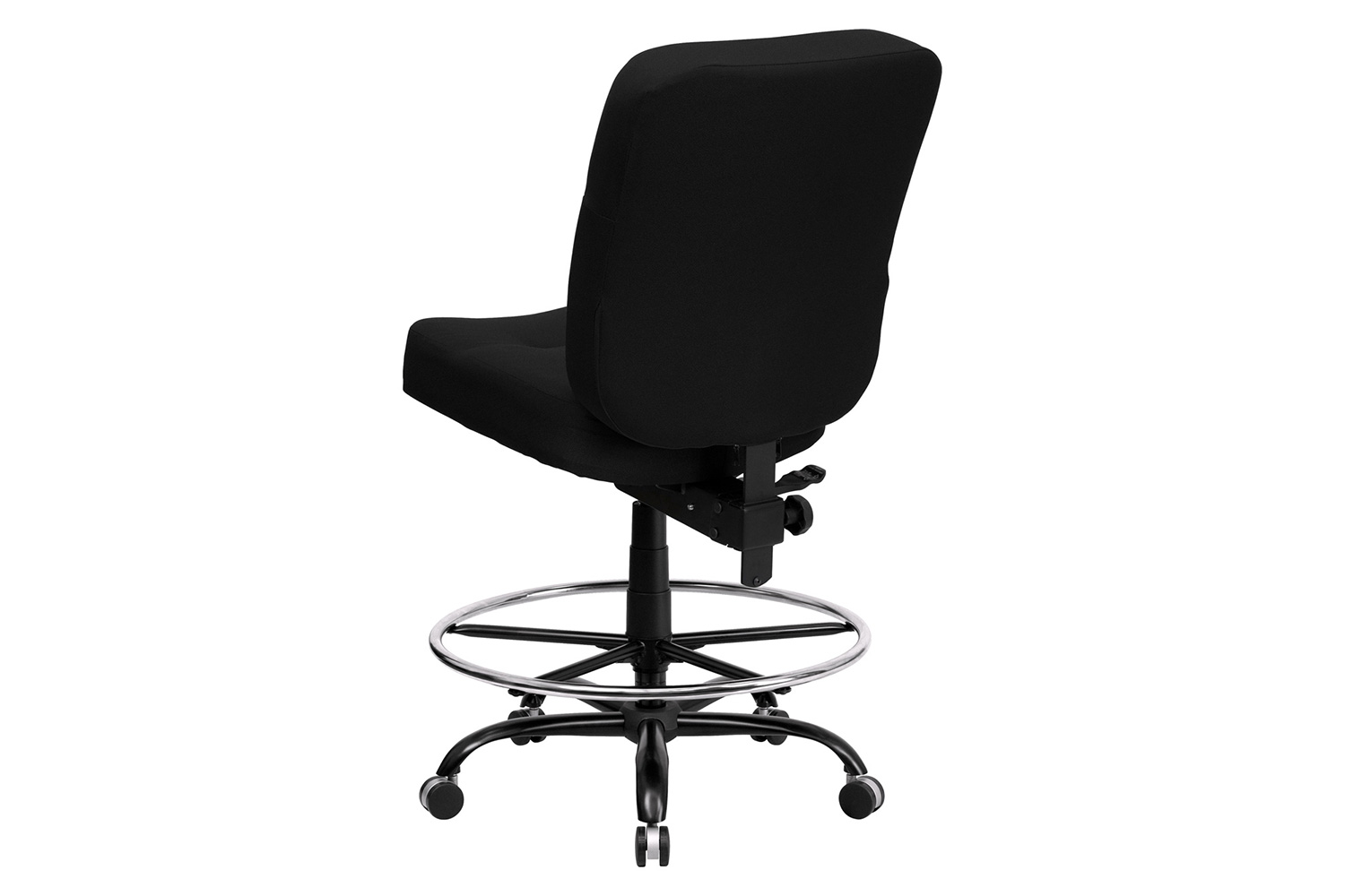 BLNK - HERCULES Series Fabric Ergonomic Drafting Chair with Rectangular Back